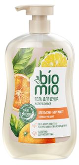 Изображение товара Гель для душа BioMio Bio Shower Gel Натуральный с эфирными маслами апельсина и бергамота, 650 мл