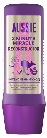Изображение товара Маска для волос для волос Aussie 3 Minute Miracle с экстрактом мелиссы Франция, 225 мл