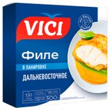 Изображение товара Котлеты Филе рыбное VICI дальневосточное из минтая в панировке замороженное, 300 г
