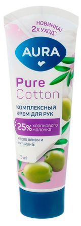 Изображение товара Крем для рук Aura Pure Cotton, 75 мл