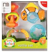 Изображение товара Набор погремушек и прорезываетелей Mothercare, 4 шт