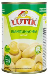 Изображение товара Шампиньоны LUTIK целые, 425 мл
