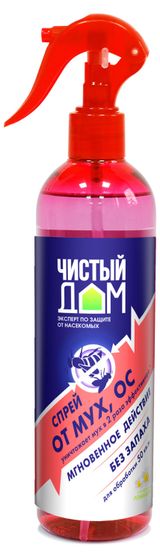 Изображение товара Спрей от мух ос «Чистый дом», 400 мл