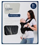 Изображение товара Рюкзак-переноска детский Mothercare 3-х позиционный черный