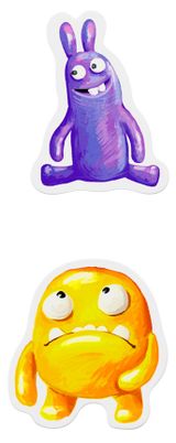 Изображение товара Ластик ErichKrause Jolly Friends, 1 шт в ассортименте
