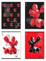 Изображение товара Тетрадь общая ErichKrause Balloon Dog на скобе в клетку B5, 60 л 1 шт в ассортименте