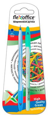 Изображение товара Ручка шариковая Flexoffice Candee 0,6 мм Синяя, 2 шт
