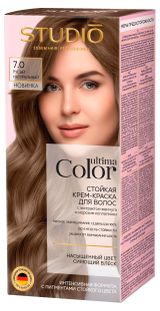 Изображение товара Крем-краска для волос Studio Professional Ultima Color тон 7.0 Русый, 137 г