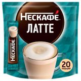 Изображение товара Кофейный напиток «Нескафé» Латте растворимый, 20x18 г