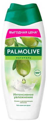Изображение товара Гель для душа Palmolive Натурэль Интенсивное увлажнение Олива и увлажняющее молочко, 450 мл