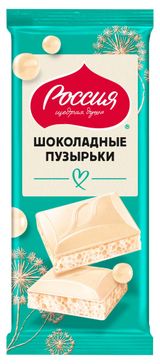 Изображение товара Шоколад белый «Россия - Щедрая душа!» пористый, 70 г