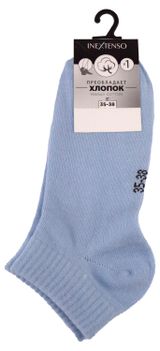 Изображение товара Носки женские InExtenso укороченные голубые, р 35/38-39/42