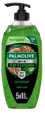 Изображение товара Гель для душа Palmolive Men 5в1 Расслабляющий кедр и кардамон, 750 мл