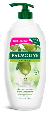 Изображение товара Гель - крем для душа женский Palmolive Натурэль Интенсивное увлажнение с Оливкой и молочком, 750 мл