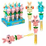 Изображение товара Мыльные пузыри 1TOY Мы-шарики! с игрушкой качалкой заяц, 40 мл в ассортименте