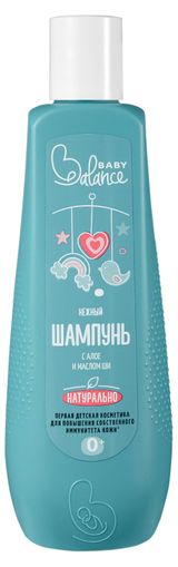 Изображение товара Шампунь детский Baby Balance Нежный с алоэ и маслом Ши с 0 мес., 250 мл