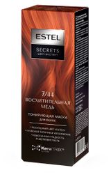 Изображение товара Маска тонирующая для волос Estel Secrets Цвет-эксперт 7/44 Восхитительная Медь