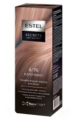 Изображение товара Маска тонирующая для волос Estel Secrets Цвет-эксперт 8/76 Капучино
