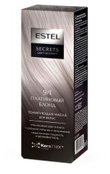 Изображение товара Маска тонирующая для волос Estel Secrets Цвет-эксперт 9/1 Платиновый Блонд