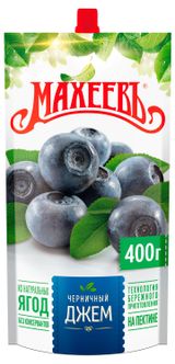 Изображение товара Джем «МАХЕЕВЪ» Черничный, 400 г