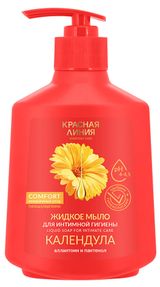 Изображение товара Мыло жидкое для интимной гигиены «Красная Линия» календула, 300 мл