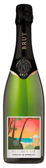 Изображение товара Игристое вино Precious Day Brut Cremant de Bordeaux белое брют Франция, 0,75 л