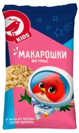 Изображение товара Макаронные изделия АШАН Красная птица Kids детские фигурные Макарошки, 300 г