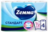 Изображение товара Бумажные полотенца Zemma Стандарт, 4 рулона