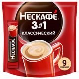 Изображение товара Напиток кофейный растворимый «Нескафе» 3в1 Классик, 14,5 г х 9 шт