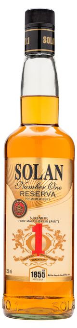 Изображение товара Виски Solan Number One купажированный Индия, 0,75 л