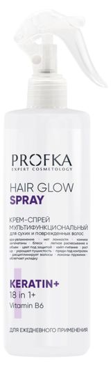 Изображение товара Крем-спрей для сухих и поврежденных волос Profka мультифункциональный, 250 мл