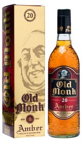 Изображение товара Ром Old Monk Amber выдержанный 20 лет Индия, 0,75 л