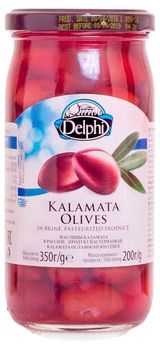 Изображение товара Маслины Delphi Каламата с косточкой в рассоле Греция, 350 г
