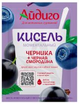 Изображение товара Кисель моментальный «Айдиго» Черника черная смородина, 30 г