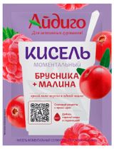 Изображение товара Кисель моментальный «Айдиго» Брусника малина, 30 г