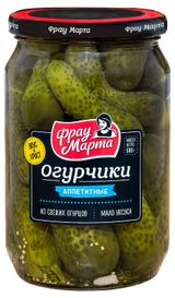 Изображение товара Огурцы «Фрау Марта» аппетитные, 680 г