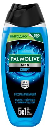 Изображение товара Гель для душа Palmolive Men Спорт Восстанавливающий 3 в 1 для тела лица и волос, 500 мл