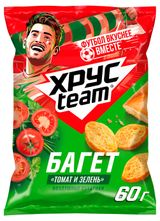 Изображение товара Сухарики Хрусteam Багет Томат и зелень, 60 г