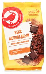 Изображение товара Смесь для выпечки АШАН Красная птица Кекс шоколадный, 300 г