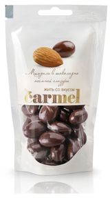 Изображение товара Миндаль Carmel в шоколадно-темной глазури, 80 г