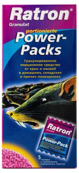 Изображение товара Средство от крыс и мышей Ratron Гранулированное порционное, 5х40 г