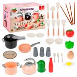 Изображение товара Набор игровой кухонный 1TOY Юный шеф, 32 предмета