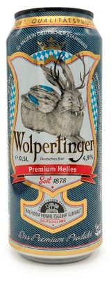 Изображение товара Пивной напиток светлый Wolpertinger Helles фильтрованное 4,9% Германия, 0,5 л