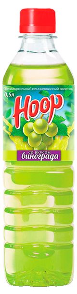 Изображение товара Напиток сокосодержащий Hoop со вкусом винограда, 500 мл