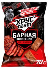 Изображение товара Сухарики ржано-пшеничные Хрусteam Барная коллекция стейк и черный перец, 70 г