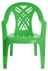 Изображение товара Кресло пластиковое Garden Star зеленое, 60х66х84 см