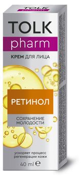 Изображение товара Крем для лица «Весна» Tolk Ретинол стимулируют процессы регенерации, 40 мл