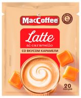 Изображение товара Кофейный напиток MacCoffee Latte Al Caramello со вкусом карамели, 20 шт х 24 г