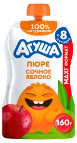 Изображение товара Пюре «Агуша» Сочное яблоко с 8 мес., 160 г