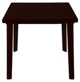 Изображение товара Стол садовй Garden Star пластиковый квадратный коричневый, 80х80х71 см